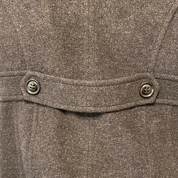 St. John's Bay Charcoal Double-Breasted Pea Coat - Picture 10 of 12